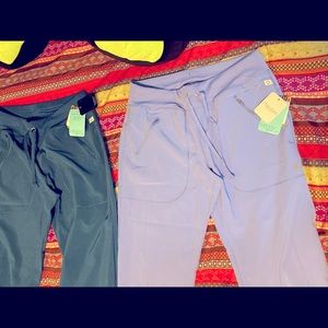 2 pair Cherokee infinity scrub pants